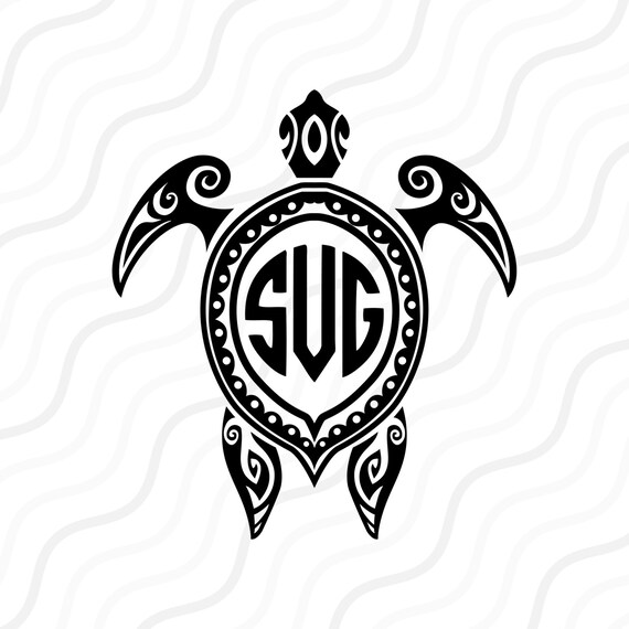 Download Aztec Turtle Svg Turtle Silhouette Turtle Monogram Svg Cut Etsy