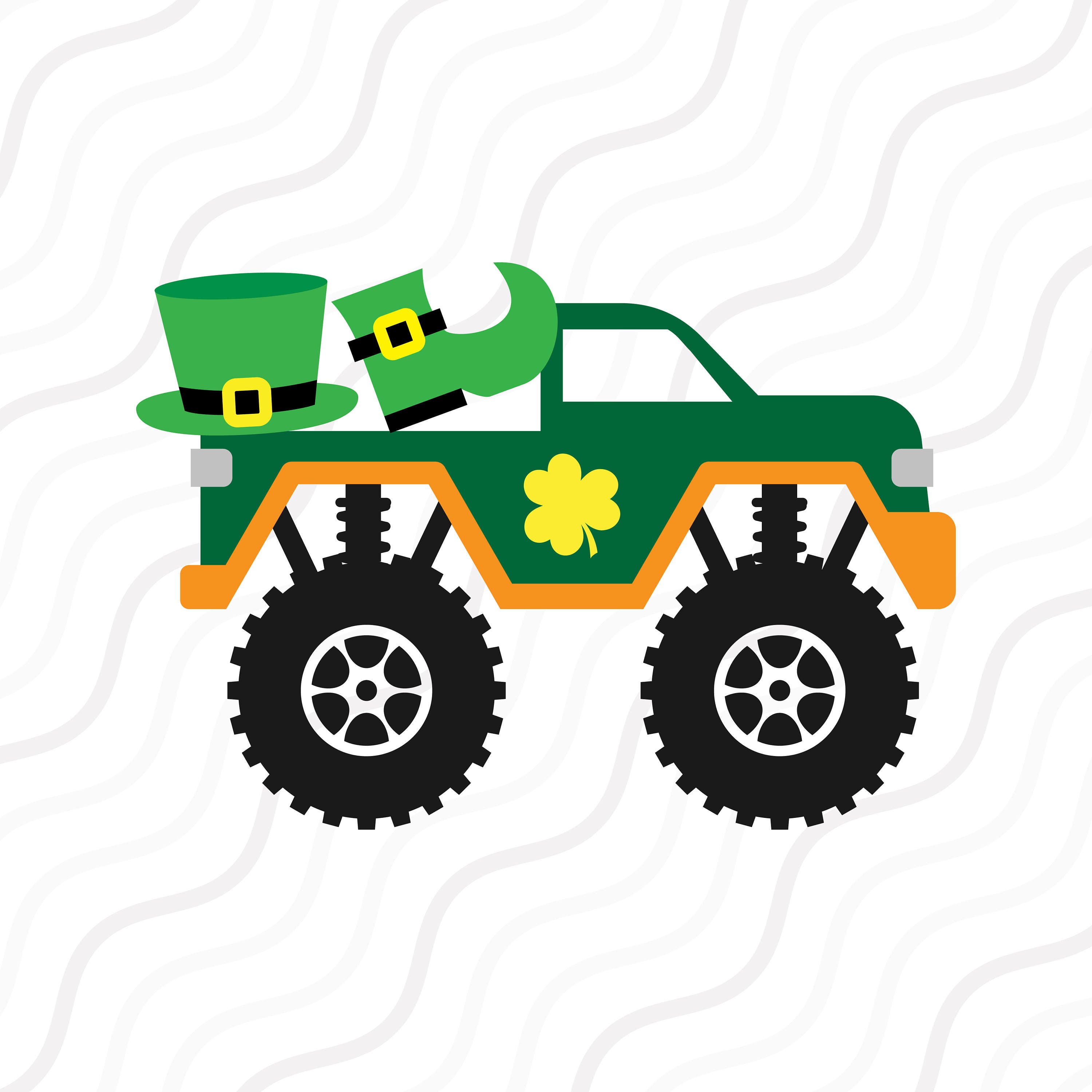 Free Free Truck With Shamrocks Svg 880 SVG PNG EPS DXF File