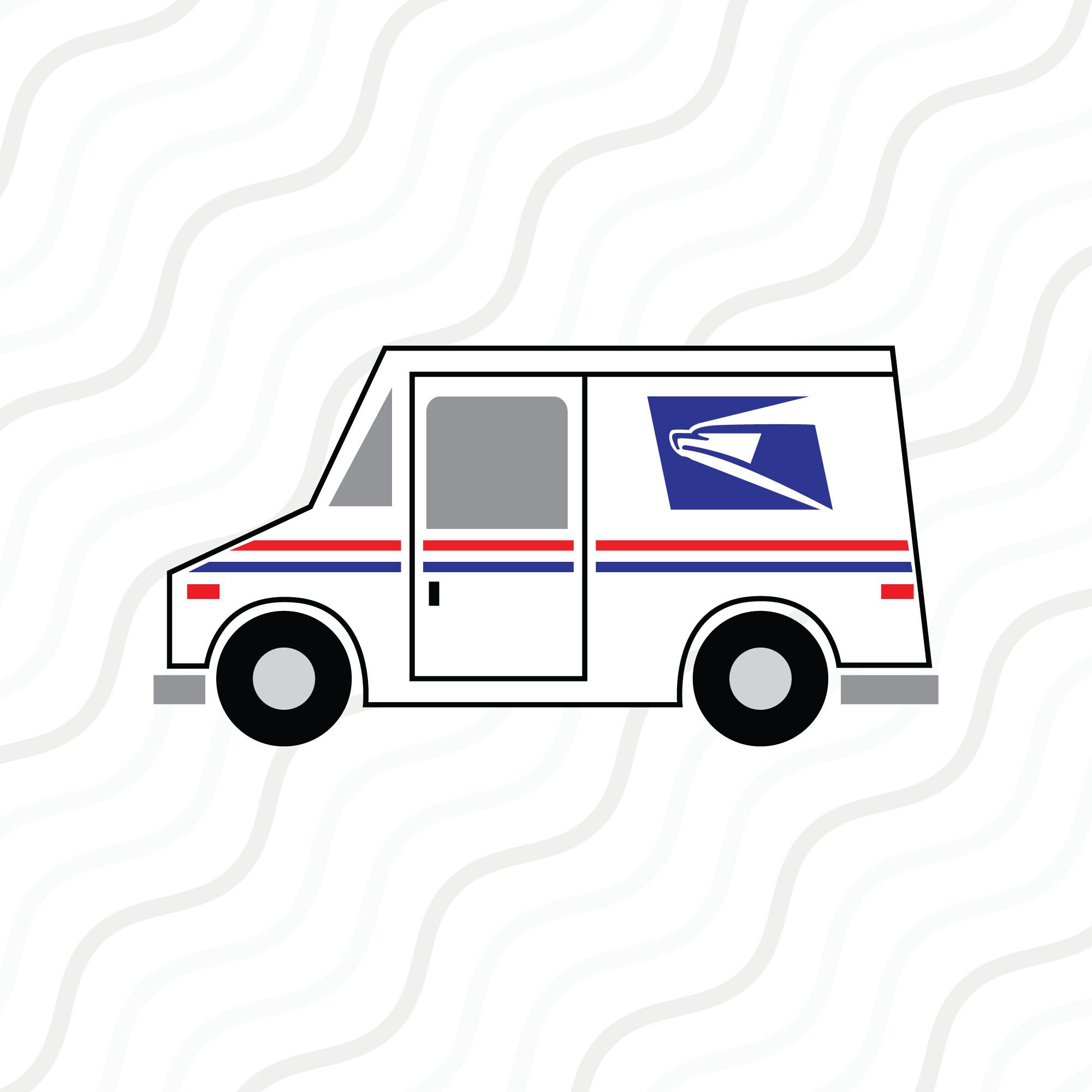 Mail Truck SVG Postal Truck svg Delivery Truck SVG Cut table Etsy