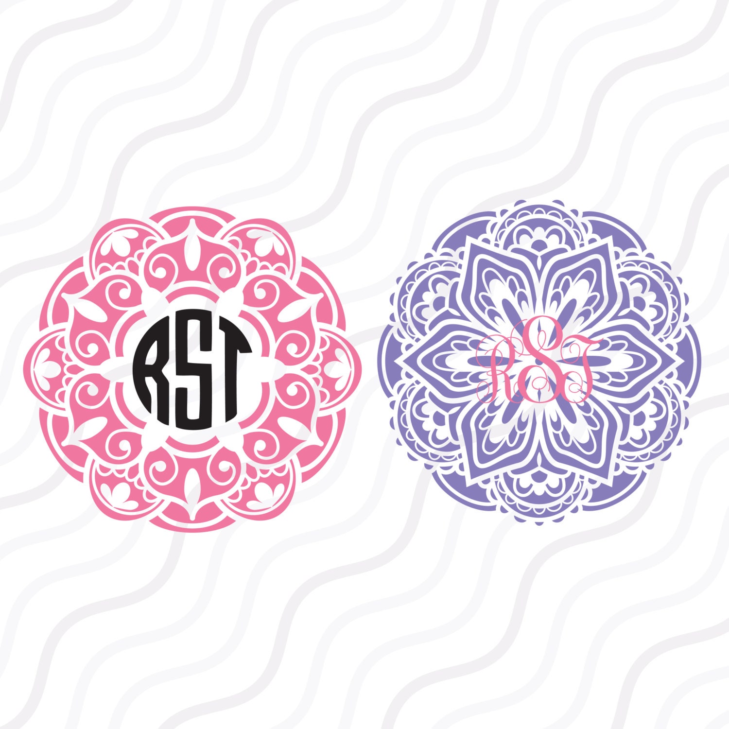 Download Mandala SVG Mandala Monogram Mandala Circle Monogram SVG ...