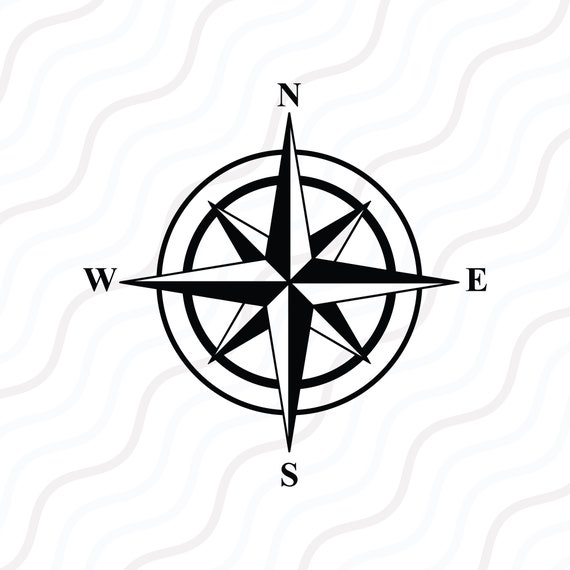 Compass Rose SVG, Nautical Compass SVG, Compass SVG Cut Table  Design,svg,dxf,png Use With Silhouette Studio & Cricut_instant Download 