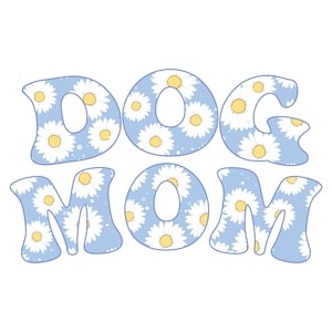 Floral Dog Mom Sublimation Designs Downloads, Retro Png, 4th of July, Retro Dog Sublimation, Floral Print Sublimation Design