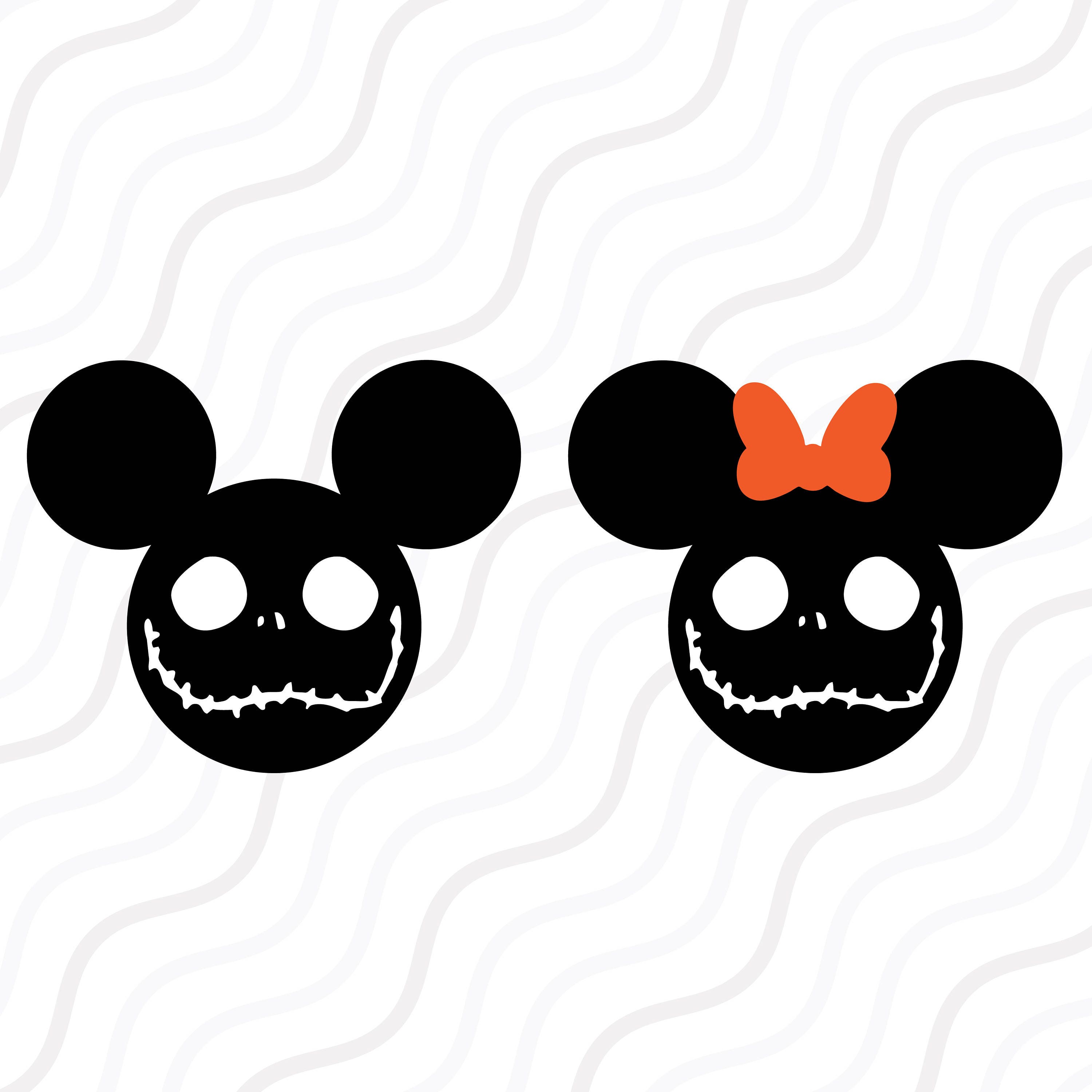 Download Jack Skellington Mickey Mouse SVG Disney Halloween SVG Cut ...