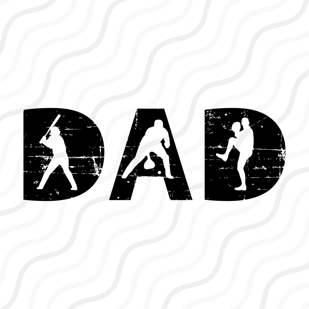 Baseball Dad SVG, Baseball SVG, Fathers Day Svg, Dad SVG Cut Table