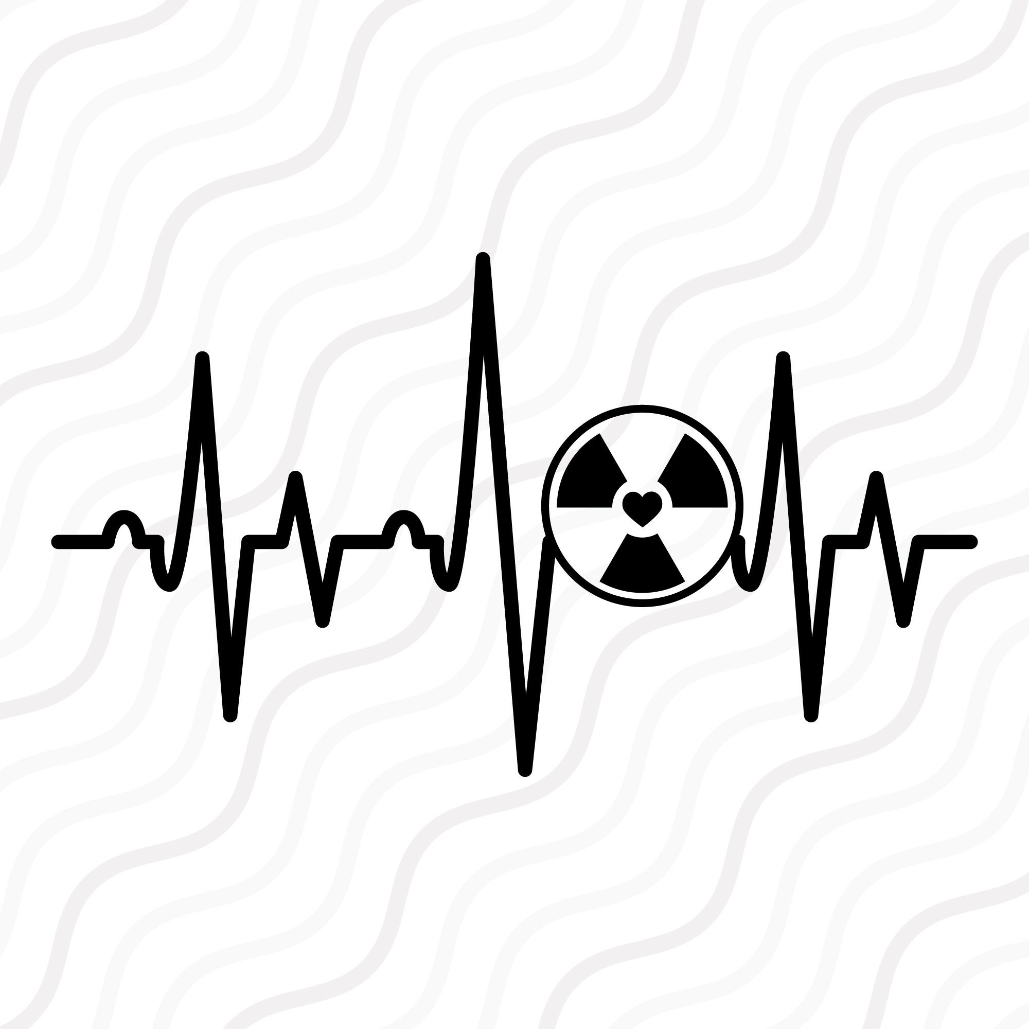 Rad Tech Heartbeat SVG Radiology Heartbeat SVG Cut Table Etsy