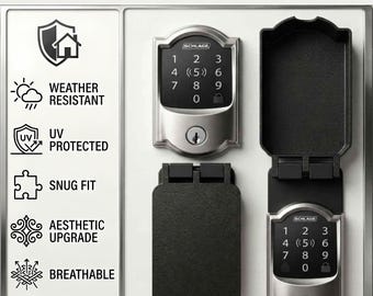 Schlage Arrive / Schlage Encode / Schlage Connect Lock Sun & Weather Guard Cover And Protector