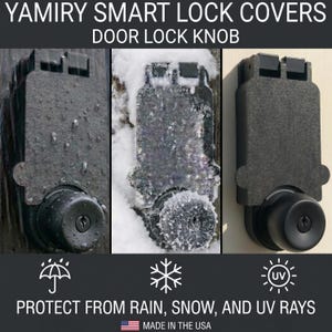 Yamiry Keypad Smart Lock Sun & Weather Guard Cover