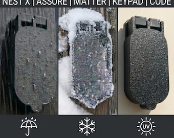 Fits Yale Smart Lock Sun & Weather Guard Cover - Nest X | Approach | Assure | Assure 2 | Assure SL | Code | Keypad | Smart Lock