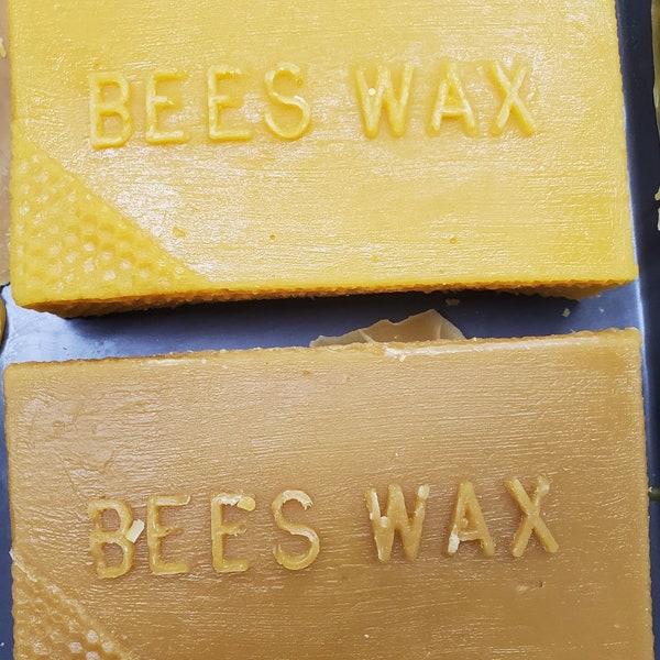 Pure 100% NY Beeswax, Sold per lb., Light Orange, Yellow, Clean Wax, Rendered