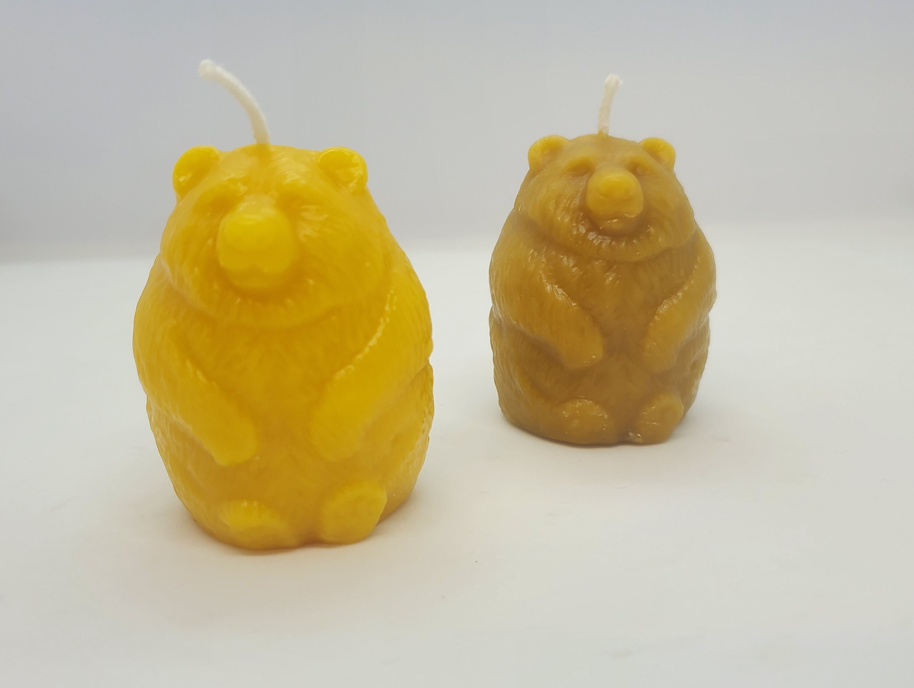 Bienenwachs Säulenkerze Groß - 80h Brenndauer 100% Natur Baumwolldocht