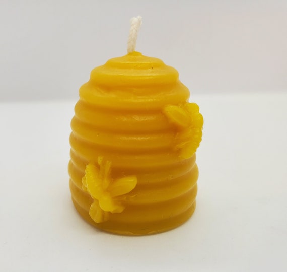 Beeswax Skep Candle - 100% Beeswax