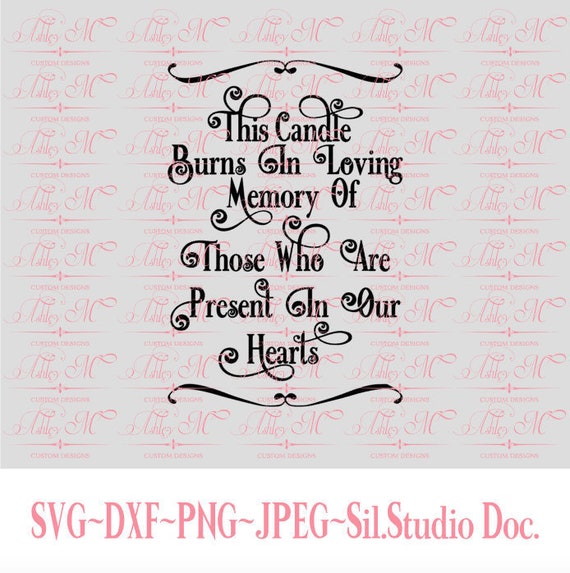 Download Memory Lantern In Memory Of Wedding Christian svg | Etsy