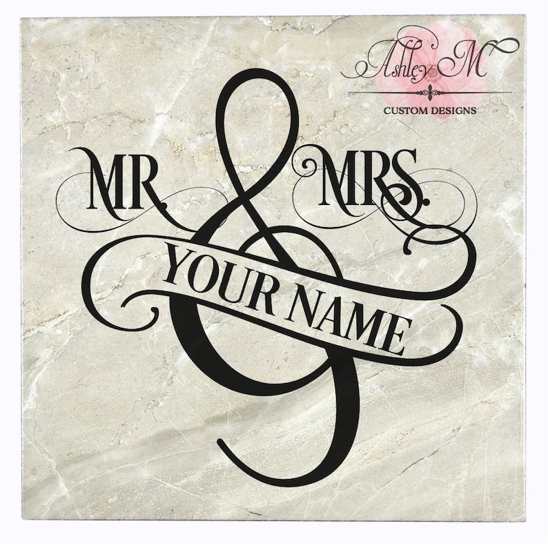Download Split Sr. y Sra. Monogram SVG Boda Regalo Monogram | Etsy