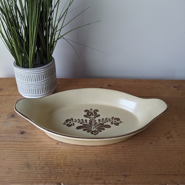 Pottery Au Gratin Dish Etsy