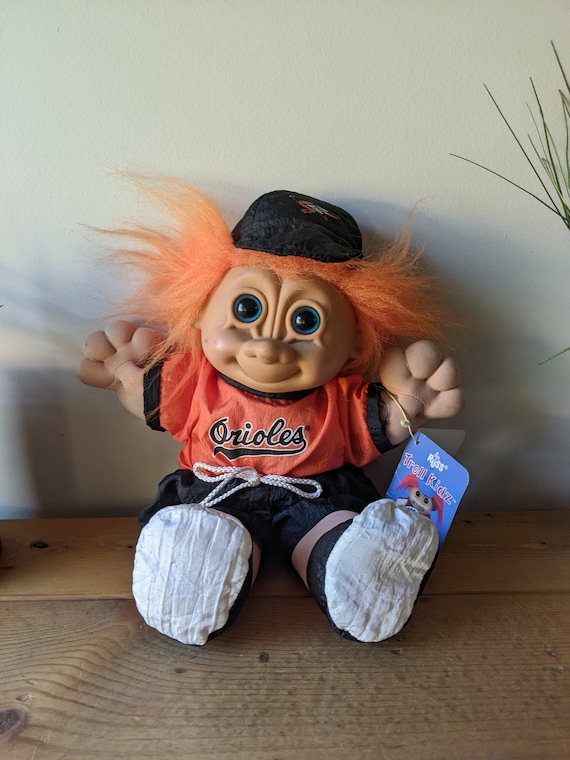 Retro Baltimore Orioles Russ Troll Kidz Doll / Retired MLB 