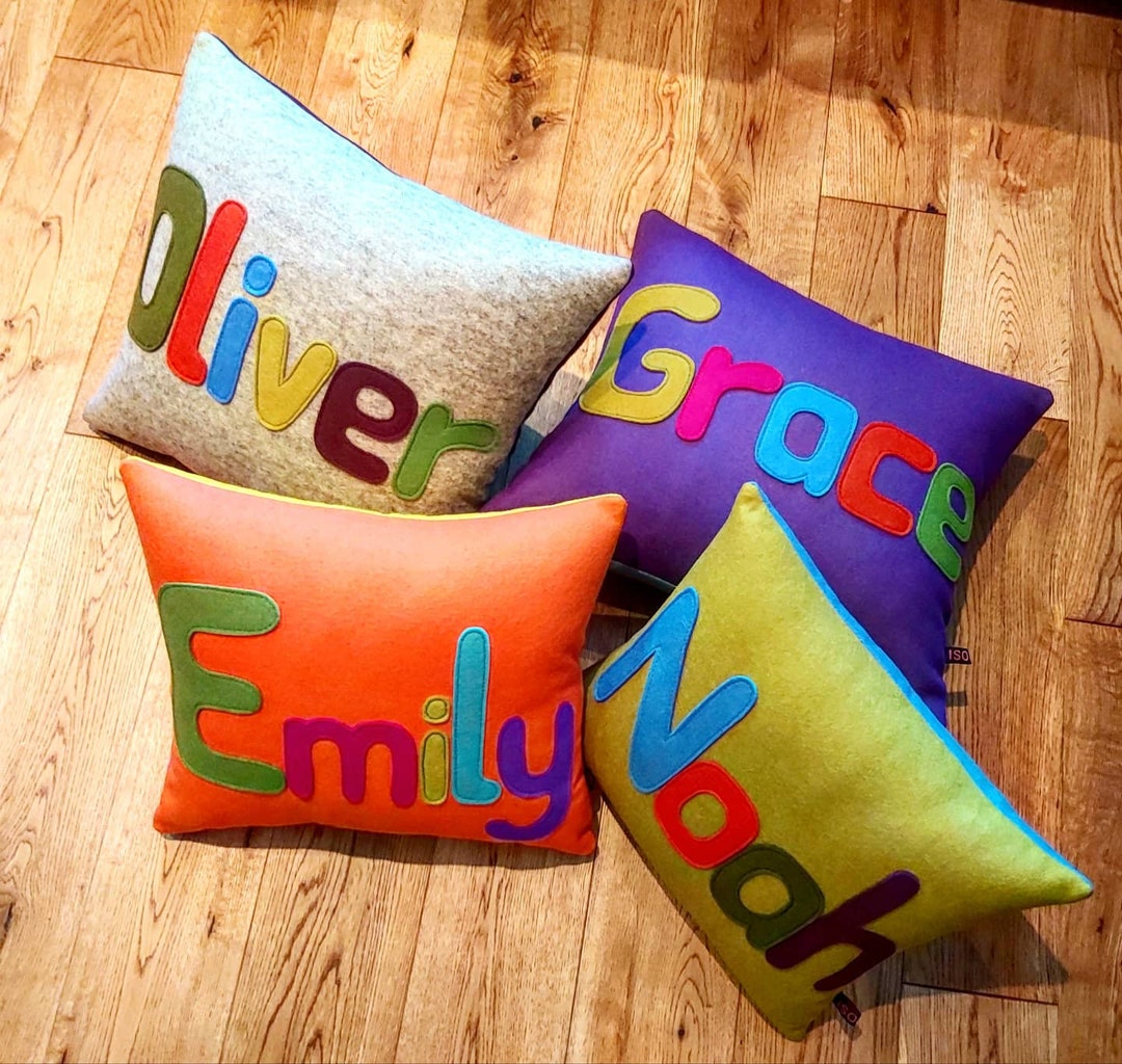 MY NAME IS.... Cushion by Isolyn. A Fantastic Way to Get Young Etsy