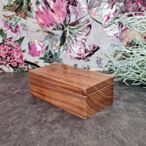 Houten kist, Sieradendoos, Natuurlijke houten doos, Kleine doos