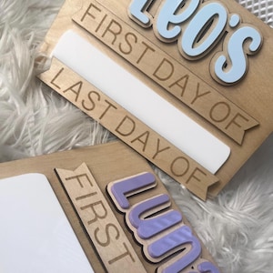 First Day Of School Sign | Last Day of School Sign | Back To School Sign | Back To School Photos | First And Last Day School Sign |