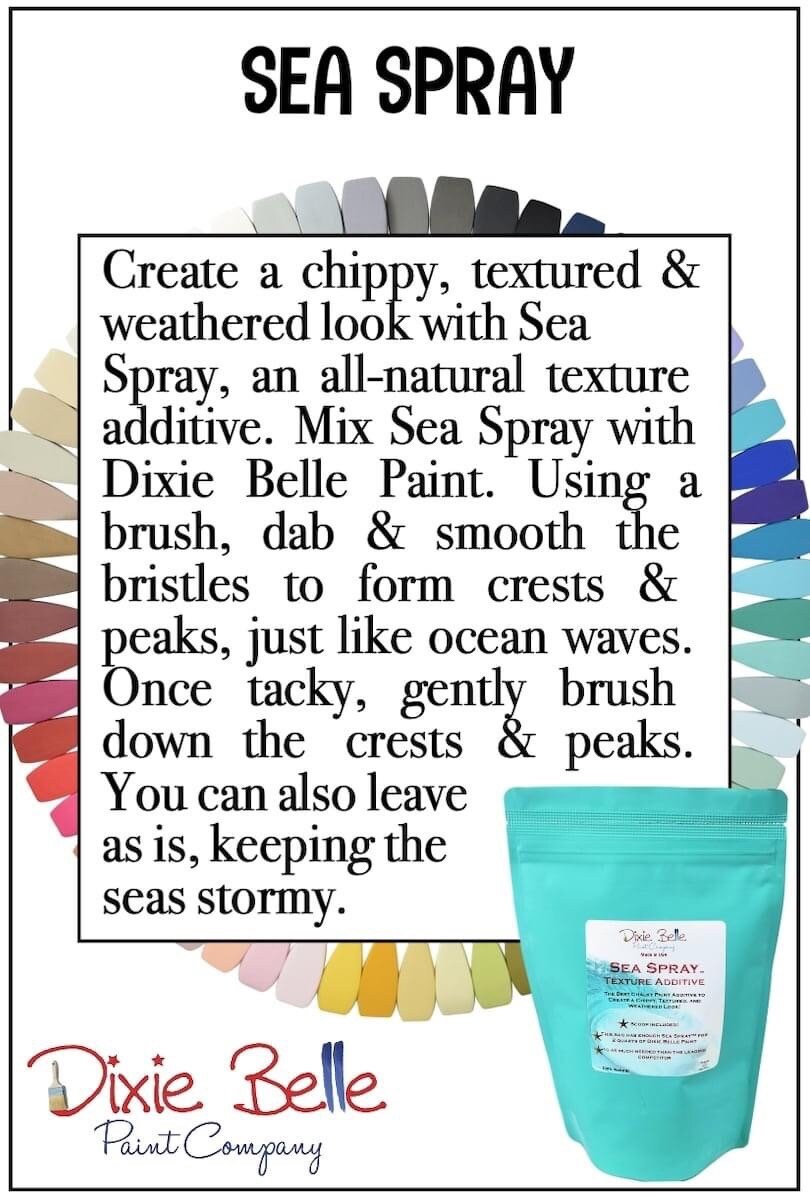 Sea Spray Texture Additive Dixie Belle Paint Company Etsy UK