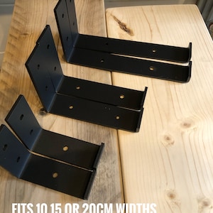 Pair of Brackets (2) to fit 10-20cm (4-8") width shelves