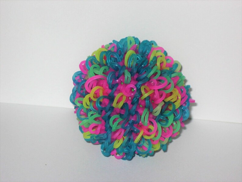 Loomigurumi Sensory/Stress Ball. Rainbow Loom Rubber Bands Etsy
