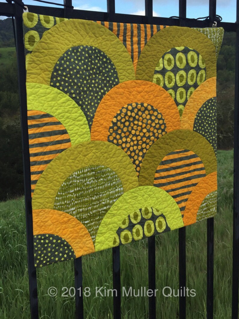 Contemporary Quilted Wall Hanging. Modern Fabric Textile Art. Etsy