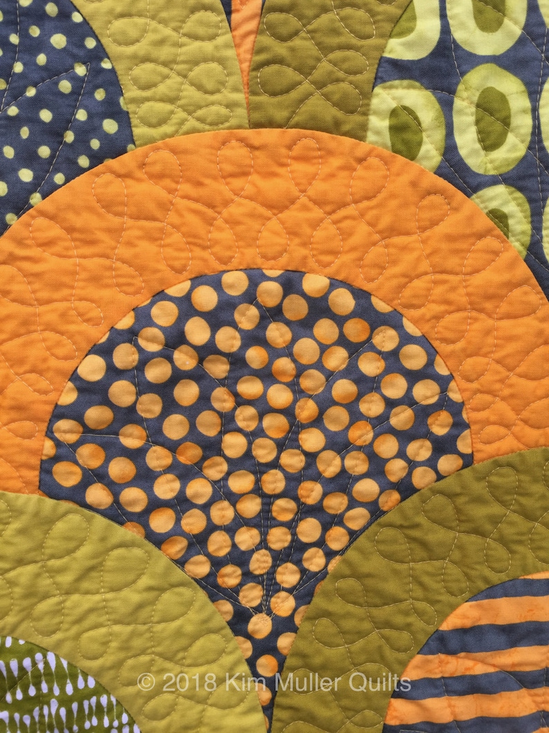 Contemporary Quilted Wall Hanging. Modern Fabric Textile Art. Etsy