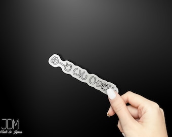 Hiragana JDM Cute Car Stickers – Waterproof Premium Vinyl Bumper Decals | Made in Japan | Japanese Car Accessories