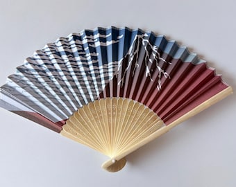 Mount Fuji Folding Fan Japanese Sensu Art Decor