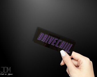 JDM Car Sticker DRIVE CHILL Bumper Decal