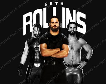 SETH ROLLINS WWE png , Instant Download, Digital Files Png