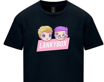 Funny Kids Lankybox Hoodie Viral Youtuber Merch Unisex Gift T-shirts.