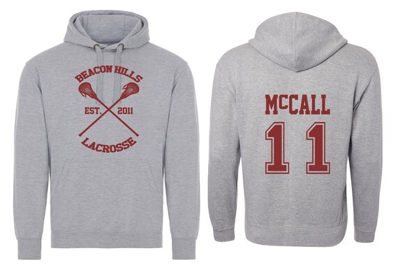 Beacon Hills Lacrosse Hoodie Teen Wolf McCall Stilinski Lahey Unisex  Sweatshirt. 