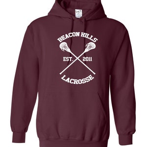 Beacon Hills Lacrosse Hoodie Teen Wolf McCall Stilinski Lahey Unisex  Sweatshirt. 