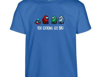 SUS Arrow Funny Gamer Meme Video Game Kids & Youth Tee – Pop Threads