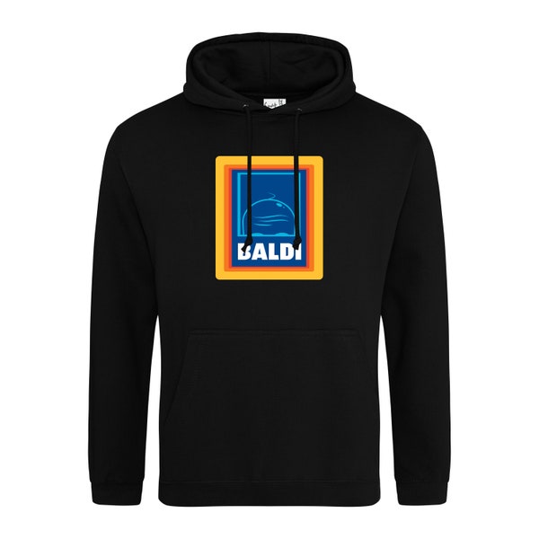 Funny Baldi Unisex Hoodie | A Playful Twist on Style and Wit - Humorous Baldi Hooded Top, Ideal for Best Gifts