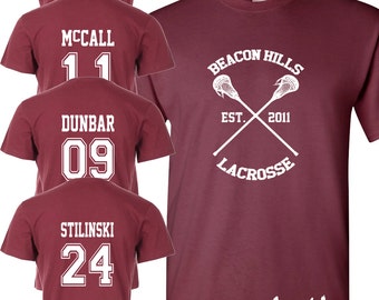 Beacon Hills Lacrosse T-Shirt - Teen Wolf Fan Stilinski Lahey McCall Unisex Top