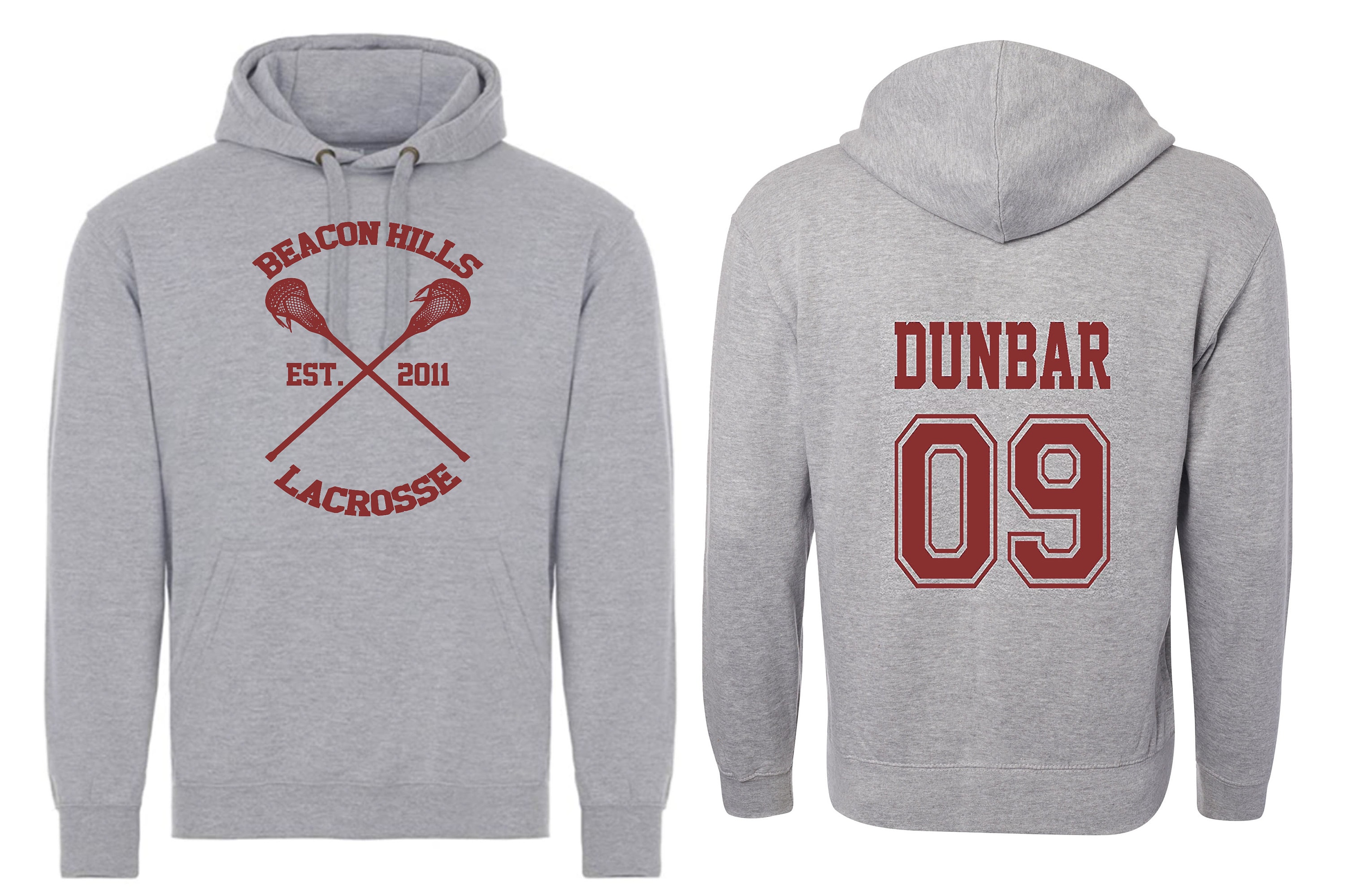 Beacon Hills Lacrosse Hoodie Teen Wolf Stilinski Lahey Mccall Unisex Grey Hoody Top Etsy UK