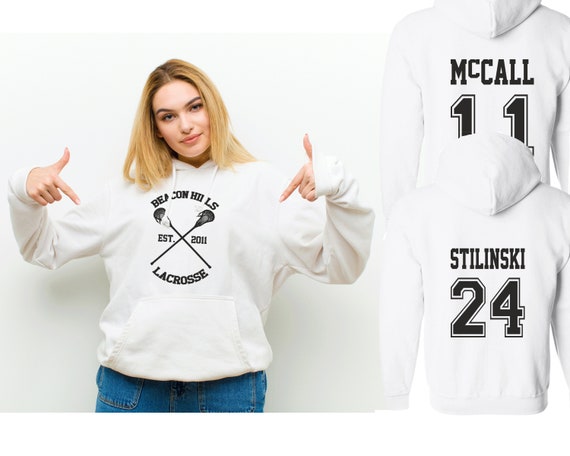 Beacon Hills Lacrosse Hoodie Teen Wolf McCall Stilinski Lahey Unisex  Sweatshirt. 