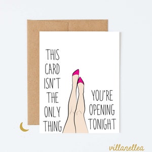 Dirty Love Card,  Raunchy Valentine Card, Anniversary Card for Husband, Dirty Valentine Card for Boyfriend Card, Card for him