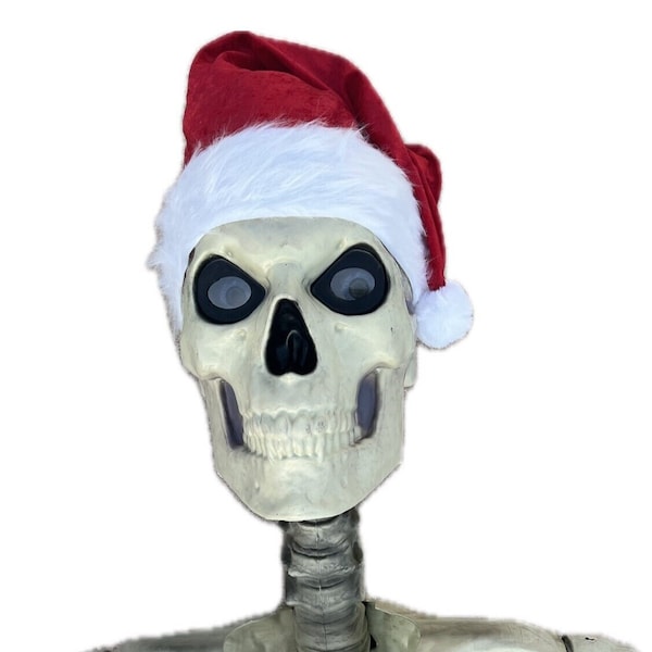 12 ft Skeleton Santa Hat