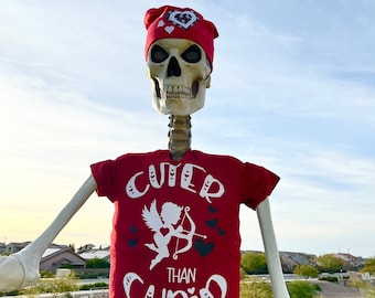 12ft Skeleton Valentine’s Day Hat & Shirt