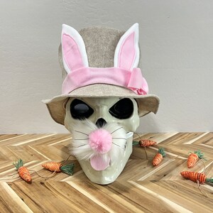 12 ft Skeleton Easter Bunny Hat and Bunny Nose
