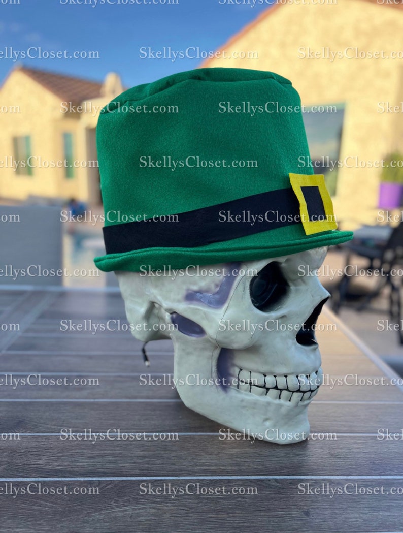 12ft Skeleton Leprechaun Hat St Patricks Day image 2