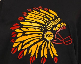 kc chiefs headdress shirt