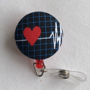 Heart / EKG Badge Buddy