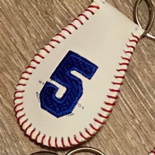 Baseball Key Ring Etsy
