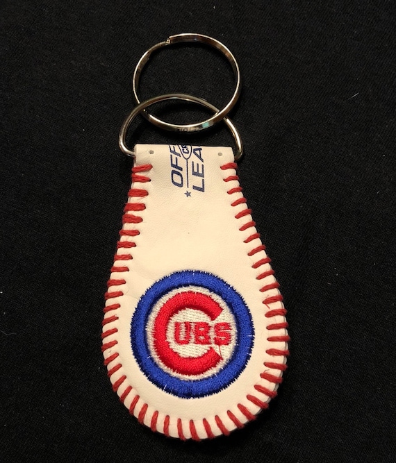 Chicago White Sox Leather Keychain