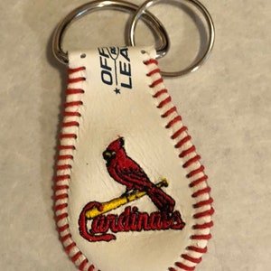 St. Louis Cardinals Keychain Team Color Baseball CO