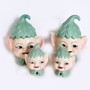 Midcentury SFA Pixie Elf Creamer Sugar Salt Pepper - Sets Sold Individually